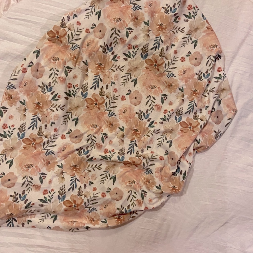 Copper pearl changing pad cover